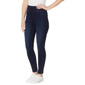 NWT DG2 DIANE GILMAN STRETCH COMFORT WAIST ULTRA-SKINNY JEAN JEGGING INDIGO PS